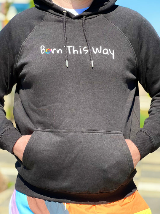 Born This Way - Unisex Eco Raglan Hoodie