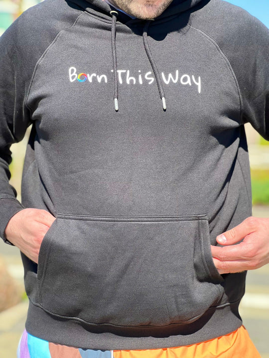 Born This Way - Unisex Eco Raglan Hoodie