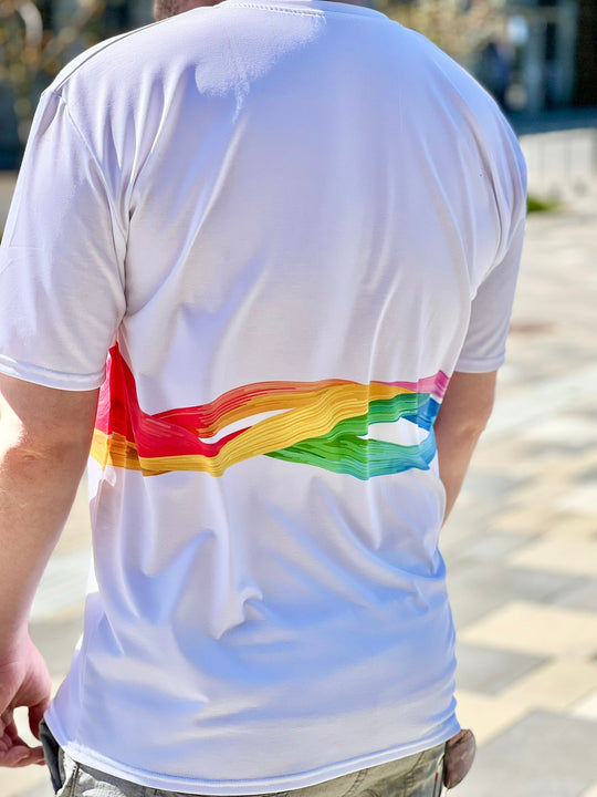 Men's Athletic Rainbow Threads T-Shirt