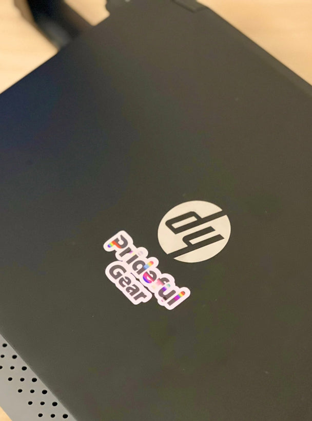 Prideful Gear Holographic Brand Sticker