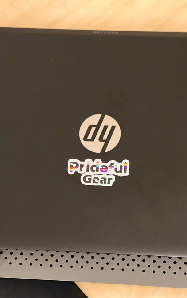Prideful Gear Holographic Brand Sticker
